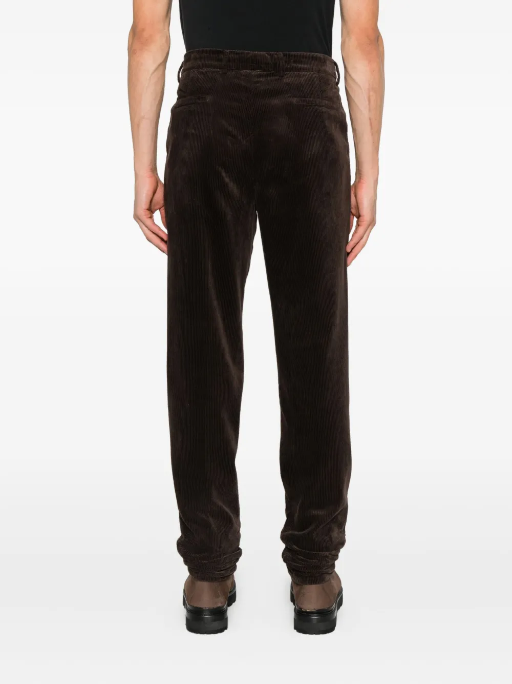 Brunello Cucinelli Ribfluwelen broek Bruin