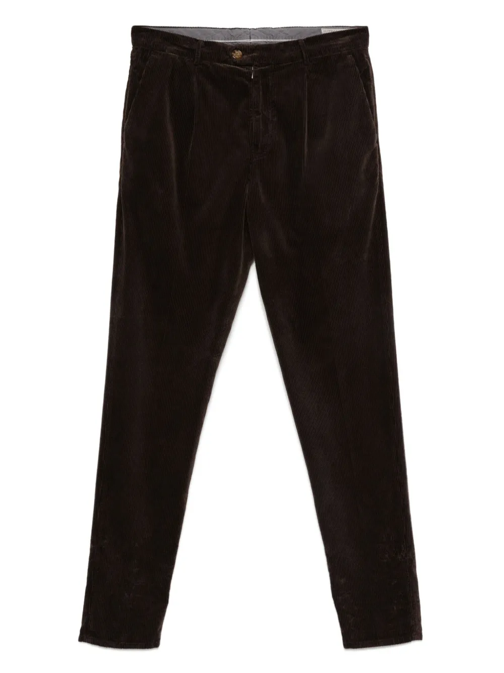 Brunello Cucinelli Ribfluwelen broek Bruin