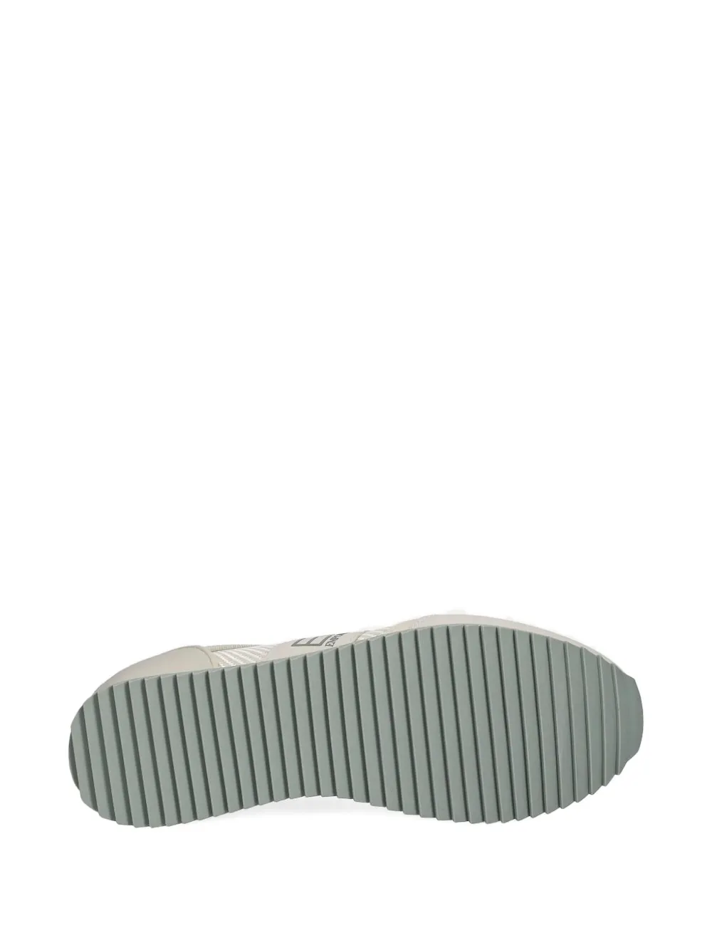 Ea7 Emporio Armani logo-plaque textured sneakers Neutrals