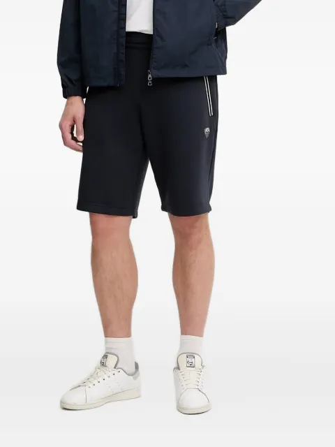 Ea7 Emporio Armani logo-patch drawstring shorts