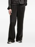 Ea7 Emporio Armani elasticated-waistband satin pants - Black