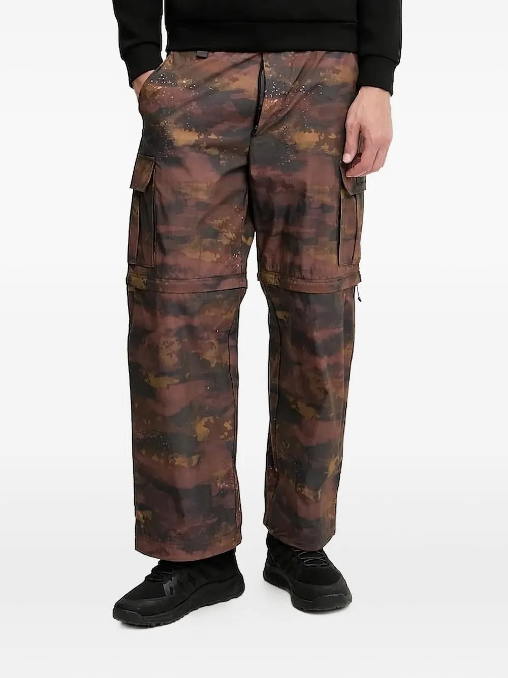 Ea7 Emporio Armani convertible cargo trousers Bruin