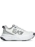 Ea7 Emporio Armani logo-detail speckled-sole sneakers - White