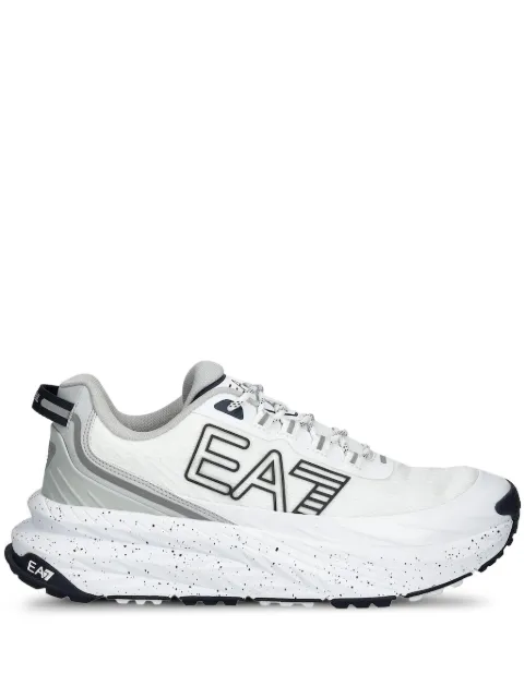 Ea7 Emporio Armani logo-detail speckled-sole sneakers