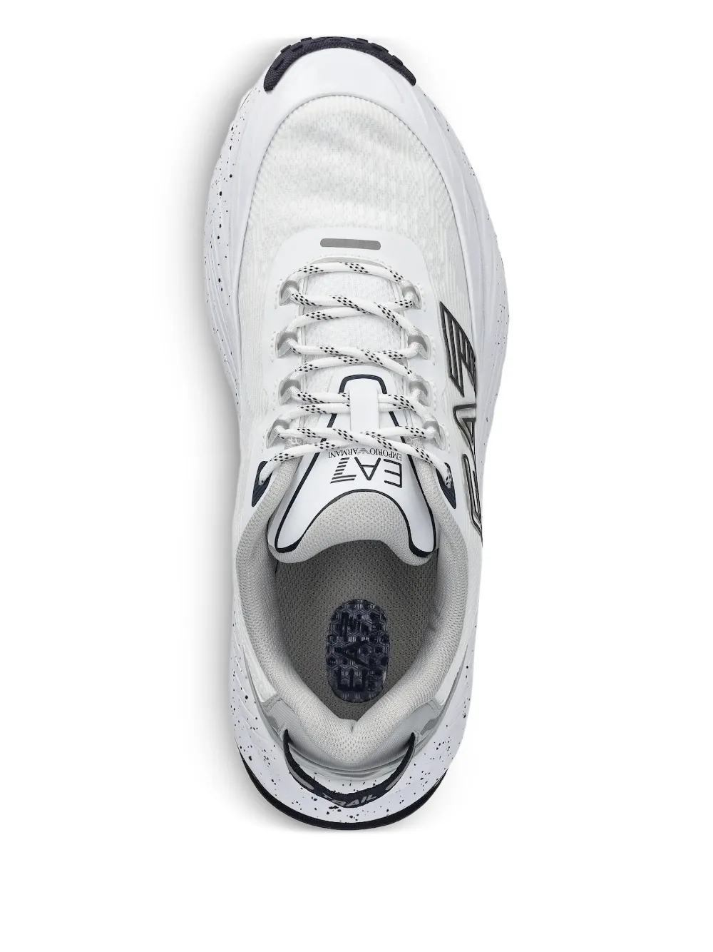 Ea7 Emporio Armani logo-detail speckled-sole sneakers White
