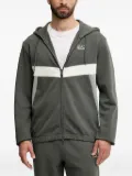 Ea7 Emporio Armani panelled zip-up hoodie - Grey