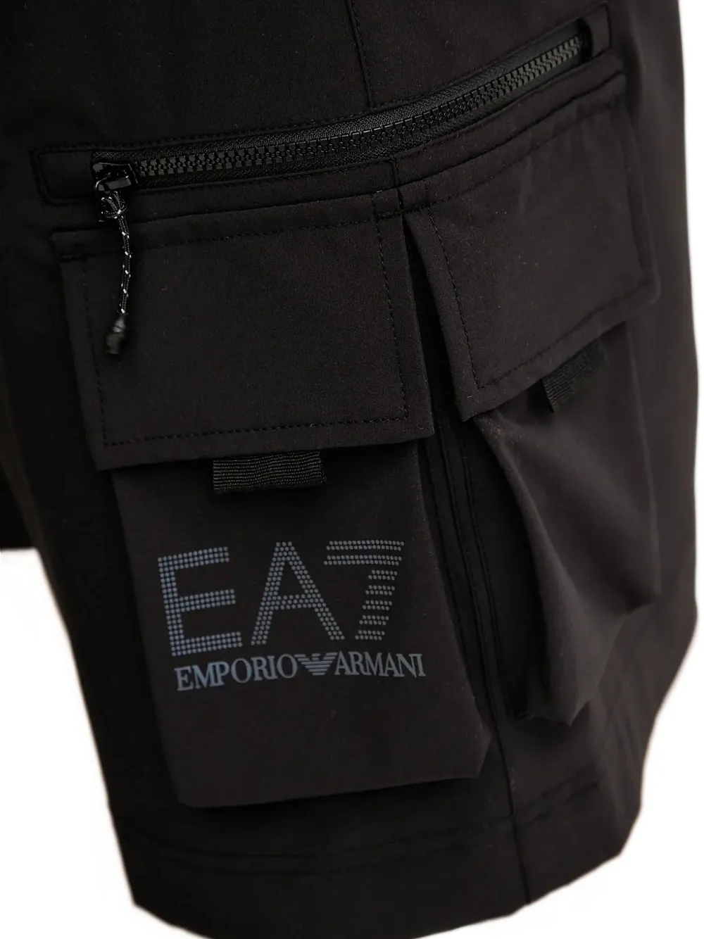 Ea7 Emporio Armani logo-detail shorts Zwart