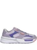 Ea7 Emporio Armani suede panelled sneakers - Purple
