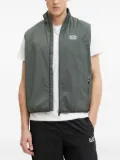 Ea7 Emporio Armani logo-patch zip-up jacket - Green