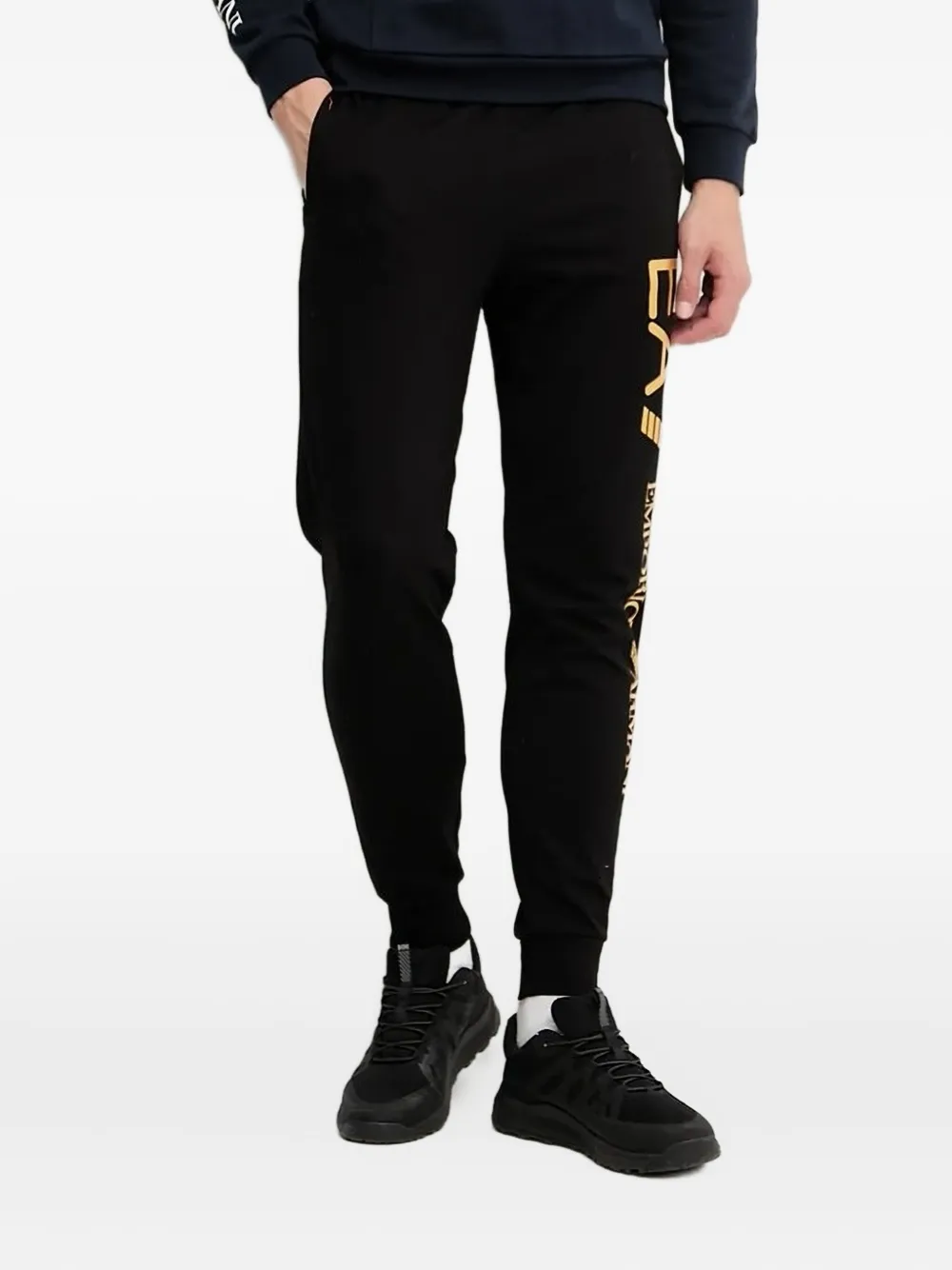 Ea7 Emporio Armani Trainingsbroek met logo-detail Zwart