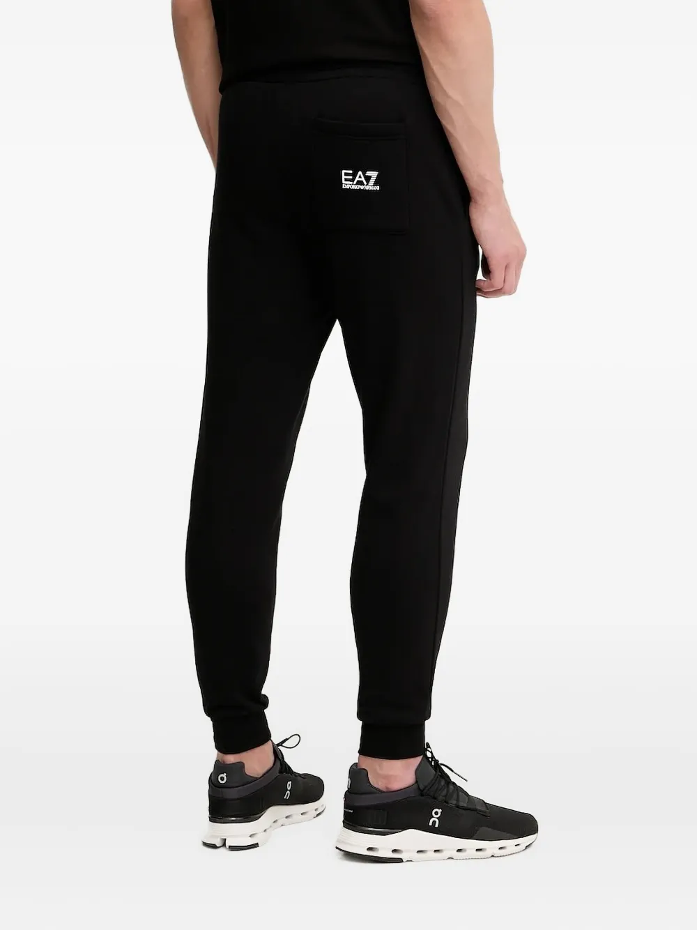 Ea7 Emporio Armani logo-detail track pants - Zwart