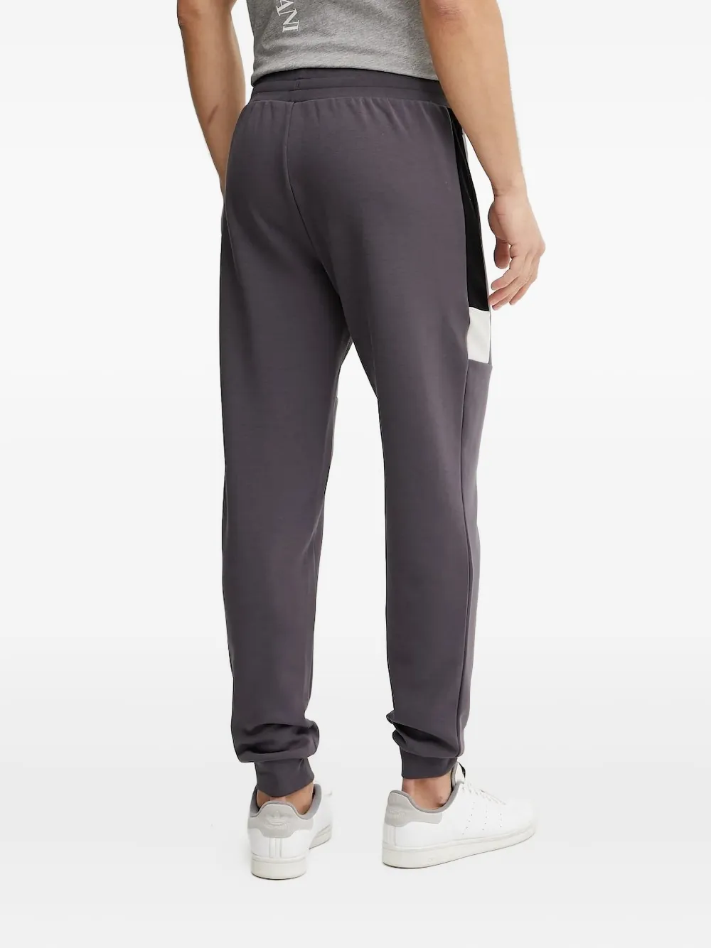 Ea7 Emporio Armani Joggingbroek met vlakken - Grijs
