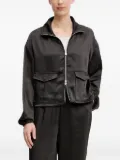 Ea7 Emporio Armani pocket-detail zip-up jacket - Black