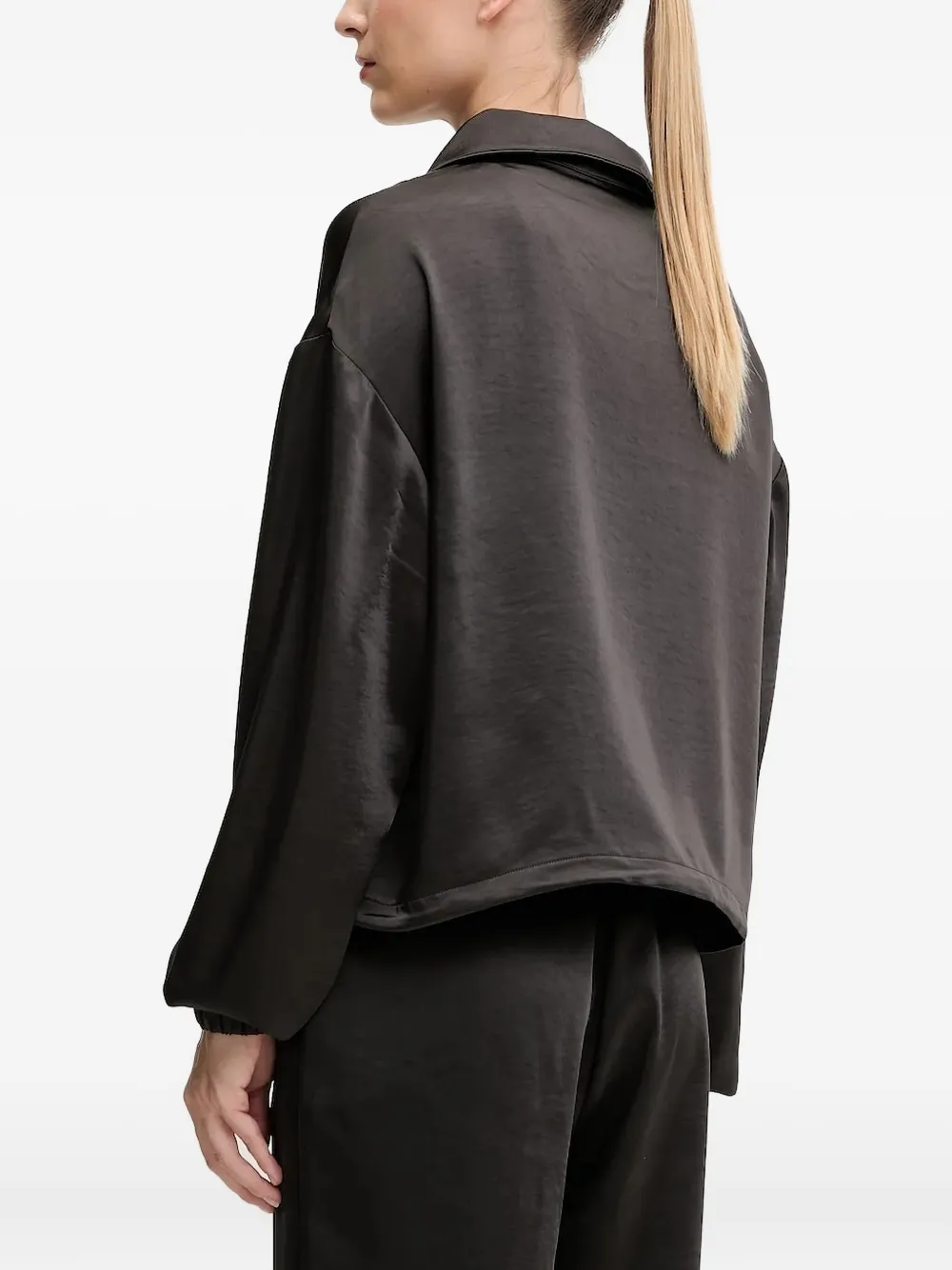 Ea7 Emporio Armani Jack met ritsdetail Zwart