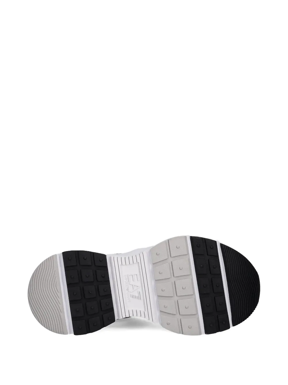 Ea7 Emporio Armani logo-plaque sneakers Black