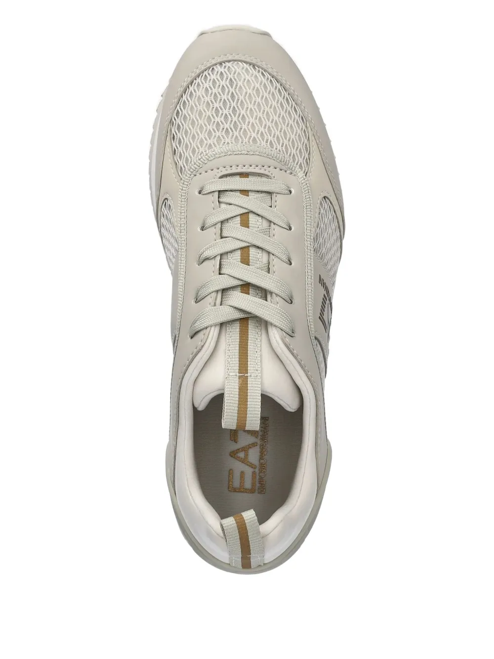 Ea7 Emporio Armani mesh-panelled sneakers Grey