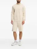 Ea7 Emporio Armani logo-embossed sweatshirt - White