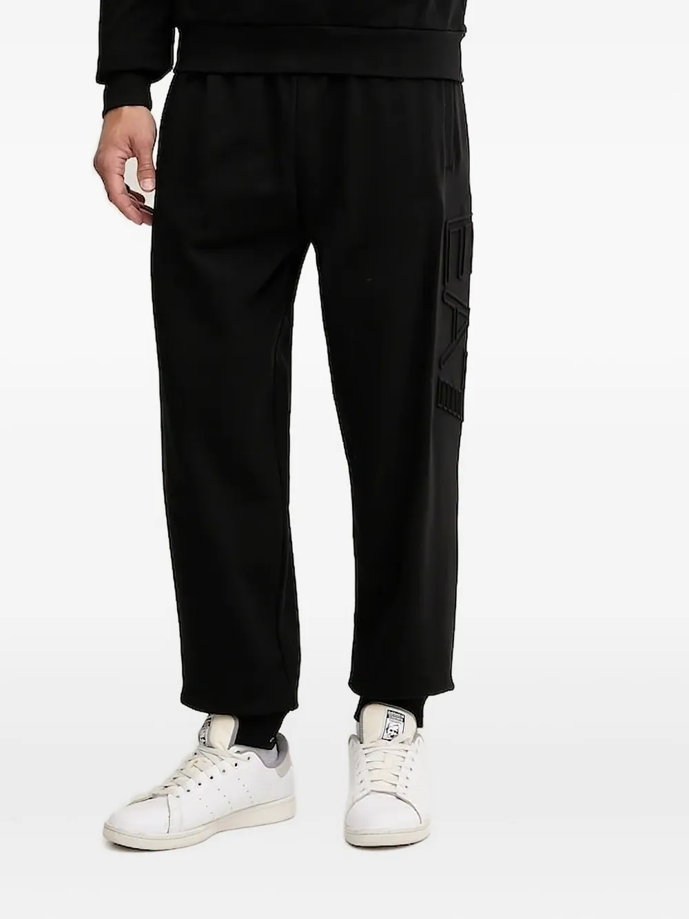 Ea7 Emporio Armani Trainingsbroek met logo Zwart