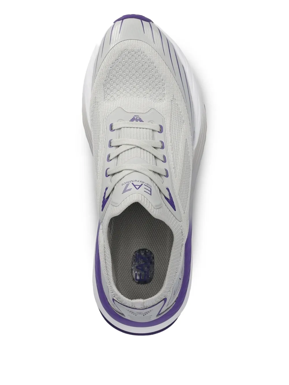 Ea7 Emporio Armani Crusher Distance Sonic knit sneakers - Grijs