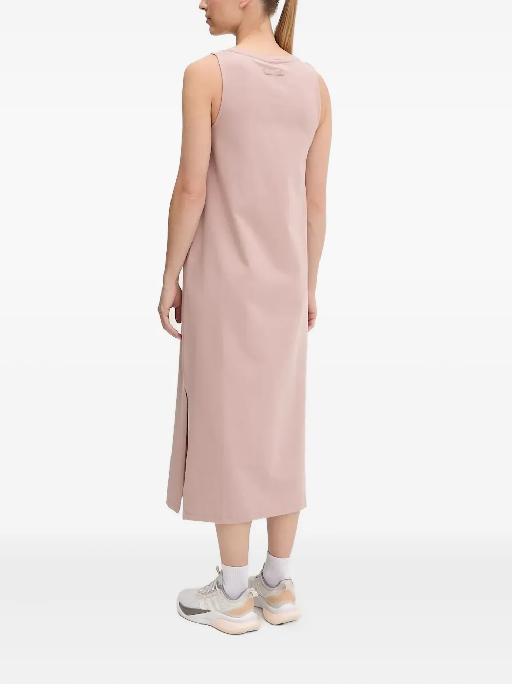 Ea7 Emporio Armani Jersey midi-jurk - Roze