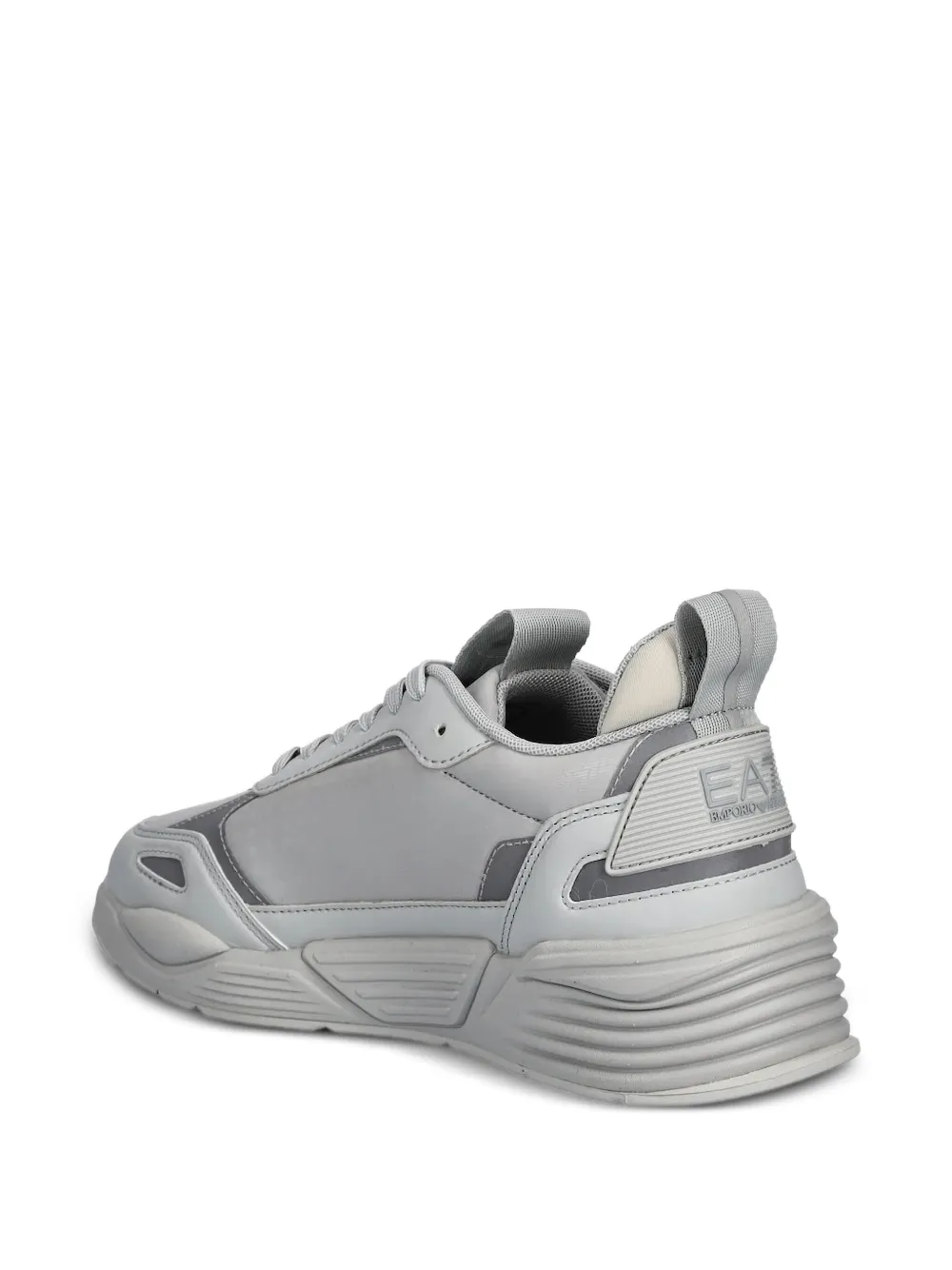 Ea7 Emporio Armani logo-embellished chunky sneakers Grey