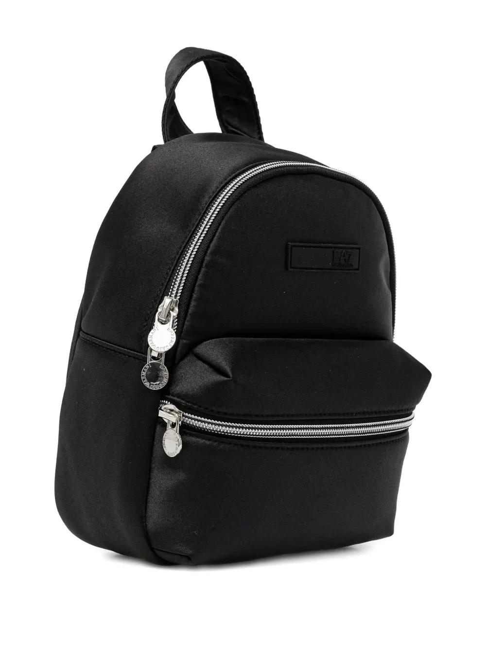 Ea7 Emporio Armani mini satin backpack - Zwart