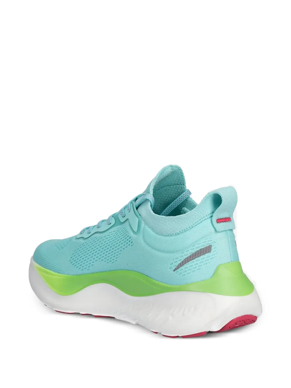 Ea7 Emporio Armani Sneakers met geperforeerd detail - Blauw