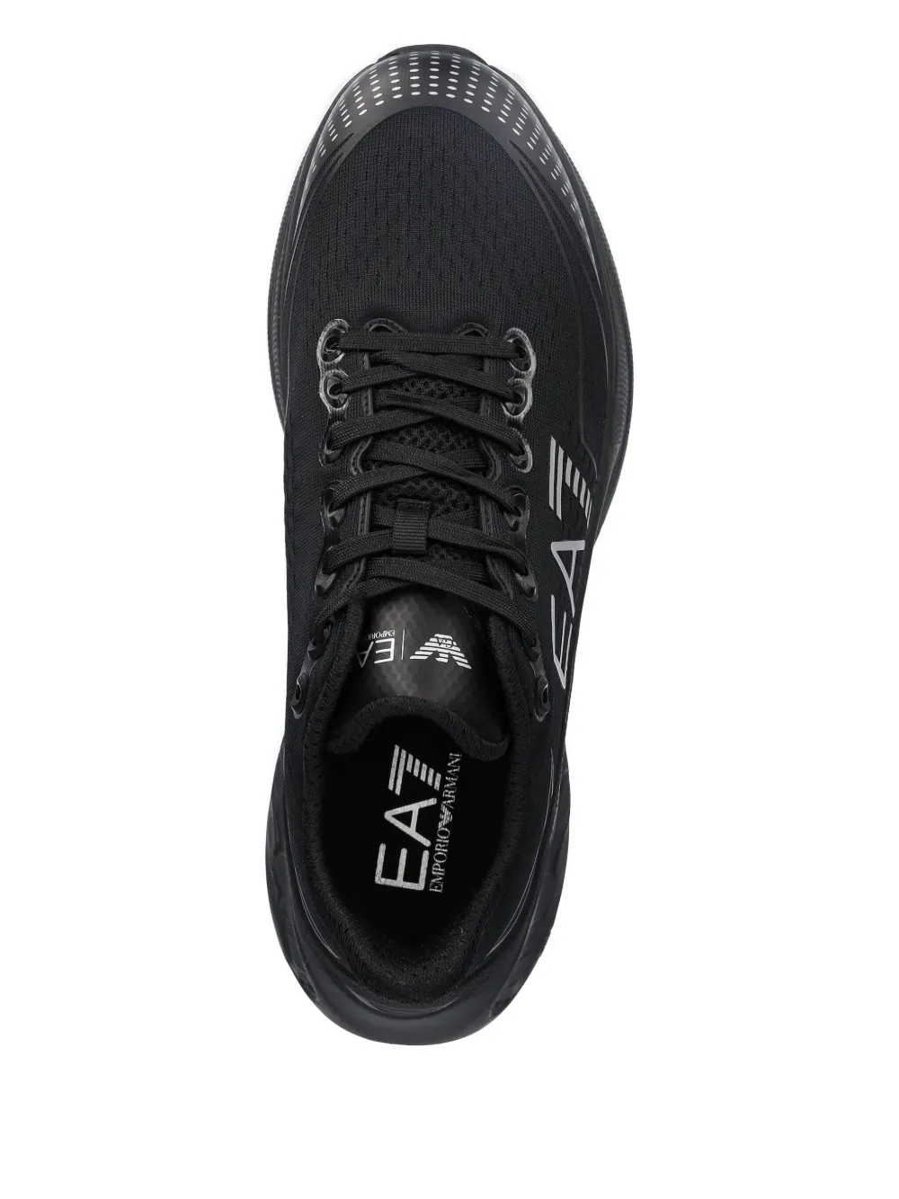 Ea7 Emporio Armani logo-detail sneakers Black