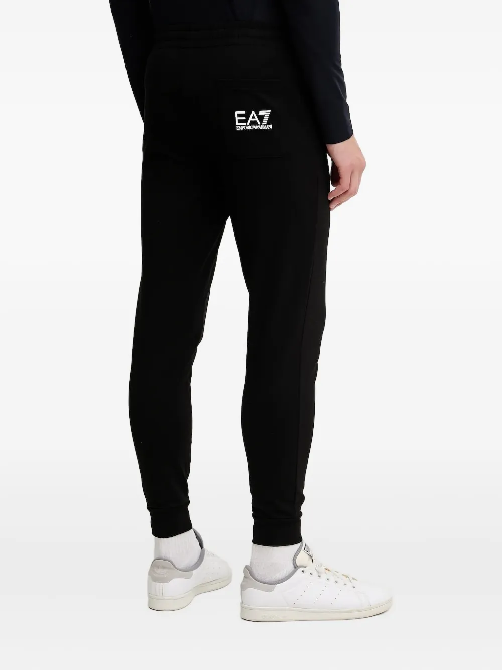 Ea7 Emporio Armani logo-print track pants - Zwart