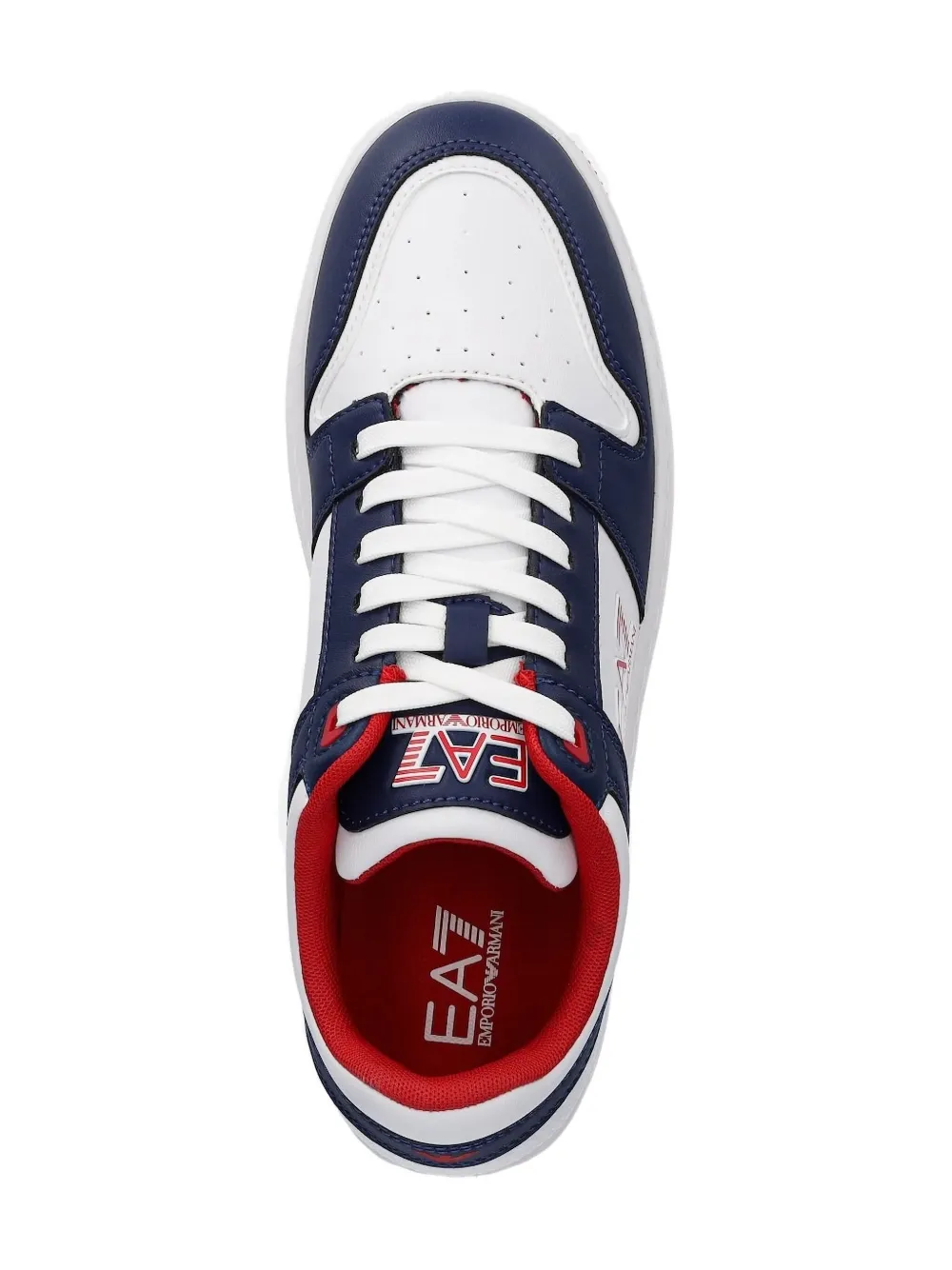 Ea7 Emporio Armani logo-detail sneakers White