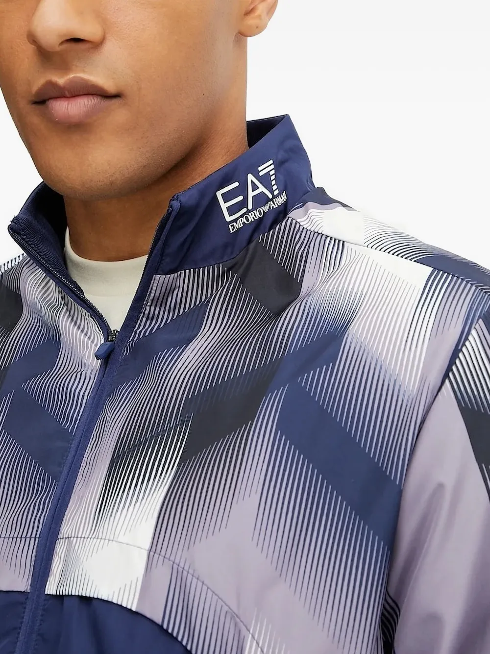 Ea7 Emporio Armani Trainingsbroek met elastische taille Blauw