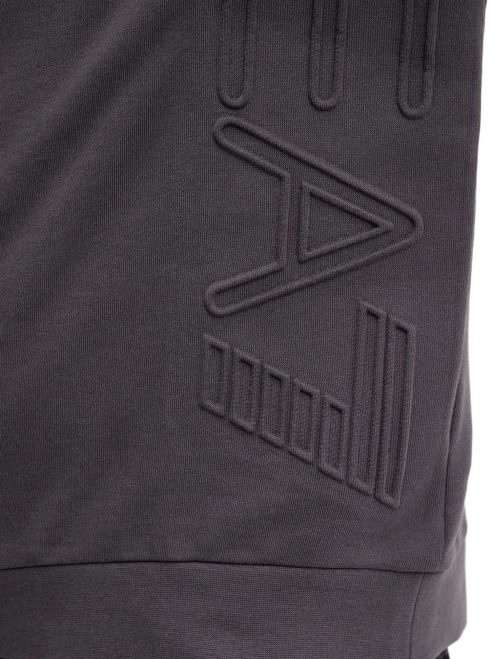 Ea7 Emporio Armani Sweater met logo-reliëf Grijs