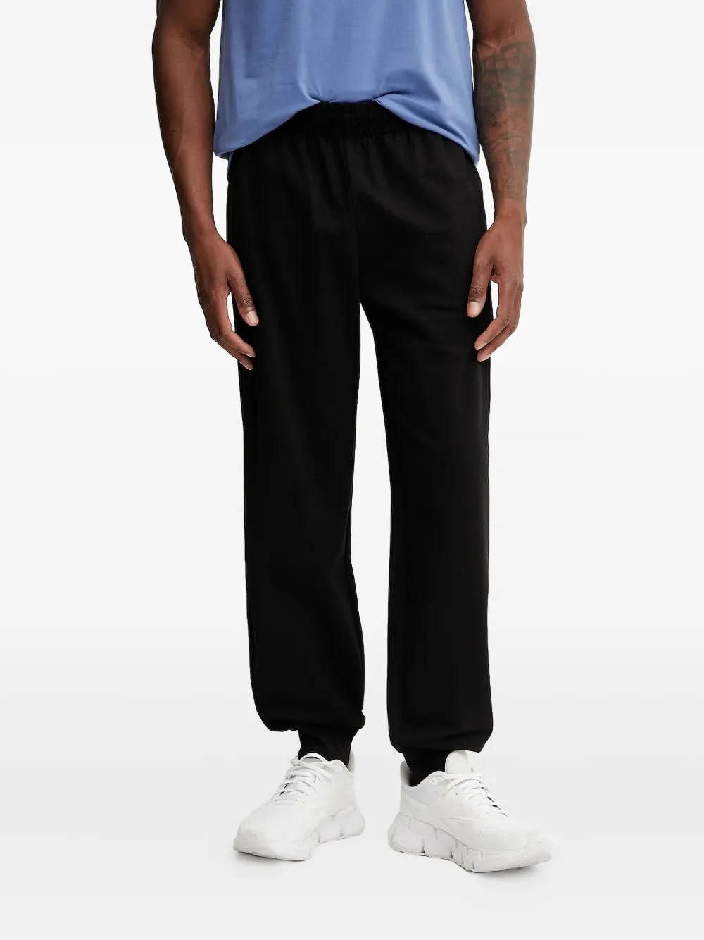 Ea7 Emporio Armani logo-print zip-up sweatshirt Zwart