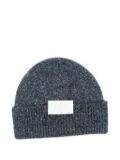 Brunello Cucinelli speckled wool beanie - Blue