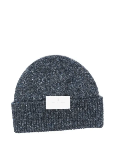 Brunello Cucinelli speckled wool beanie