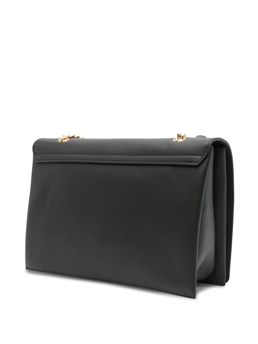 Love Moschino Schoudertas met logo-reliëf Zwart