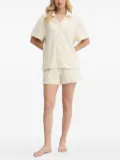 MC2 Saint Barth wave-textured shirt - White