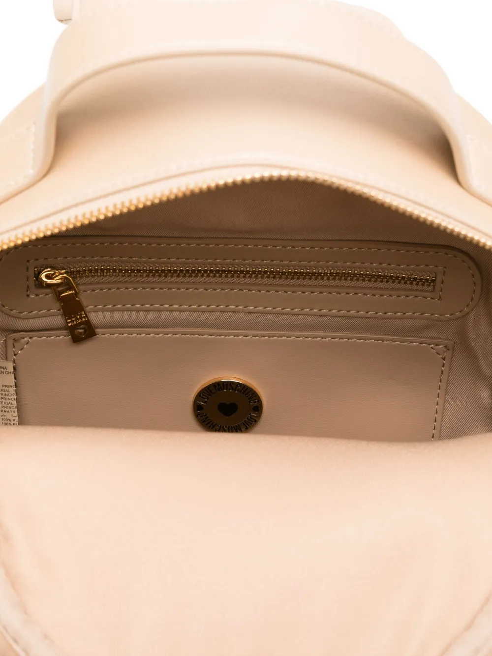 Love Moschino Rugzak met logo Beige