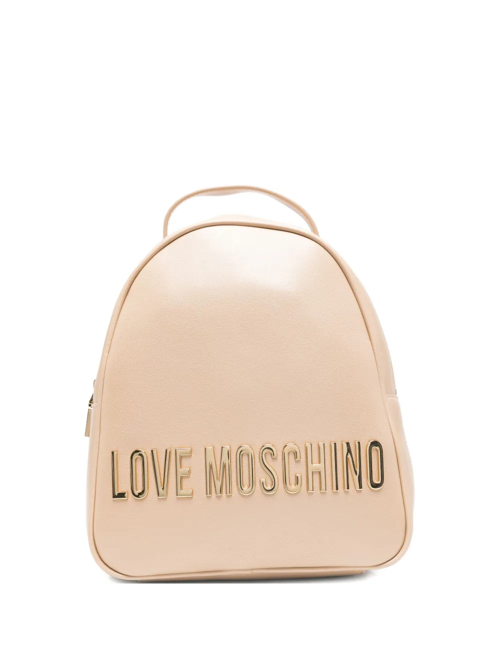 Love Moschino logo-lettering backpack - Toni neutri