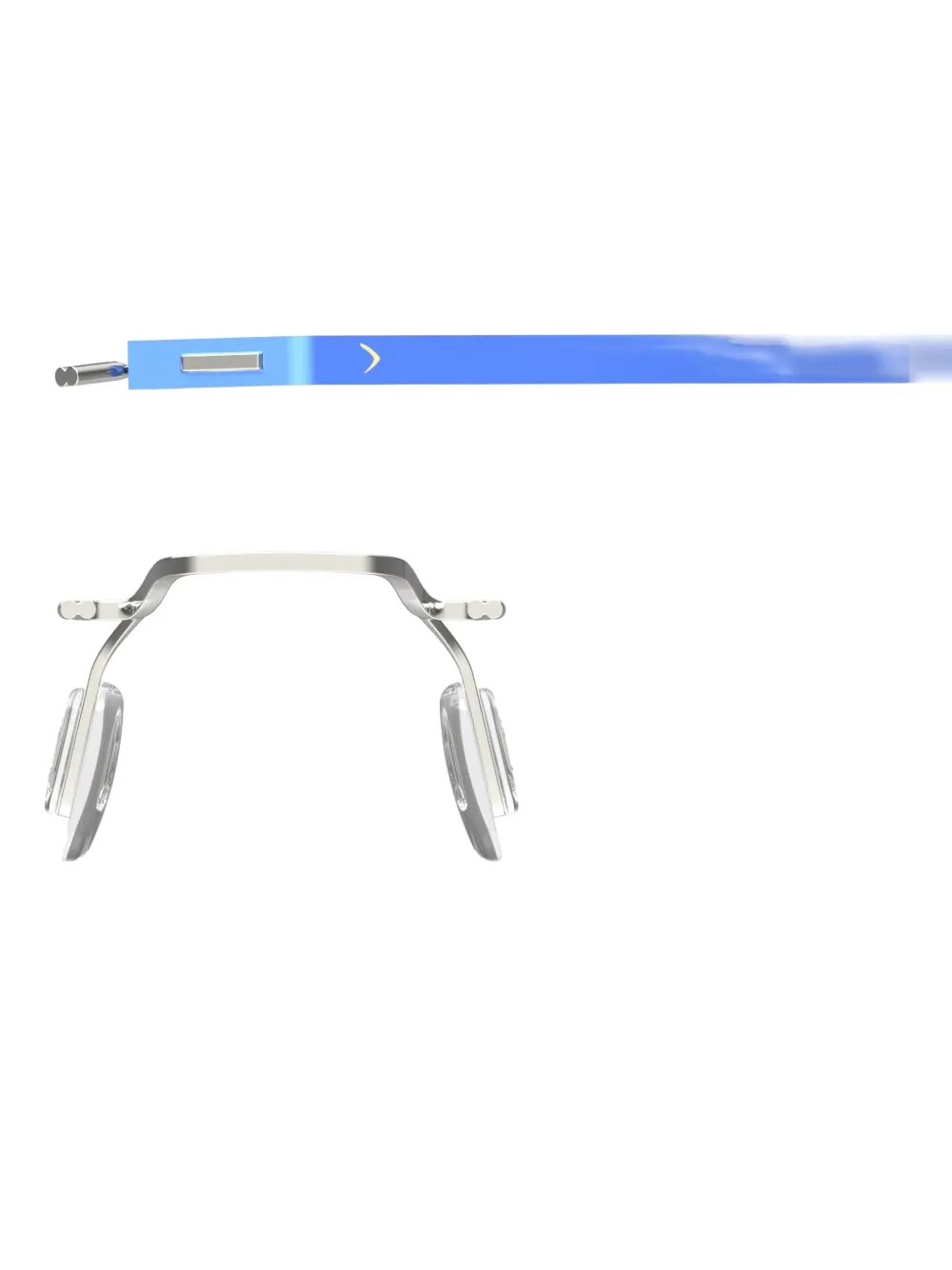 Blackfin 环形飞行员眼镜 In Silver