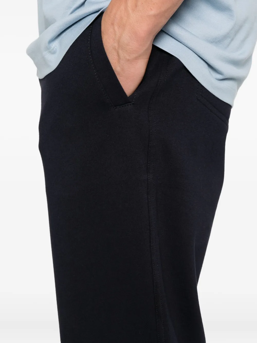 Brunello Cucinelli Cotton Sweatpants Mid-rise Waist In Black