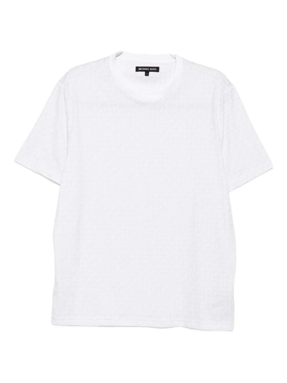 monogram-print cotton T-shirt