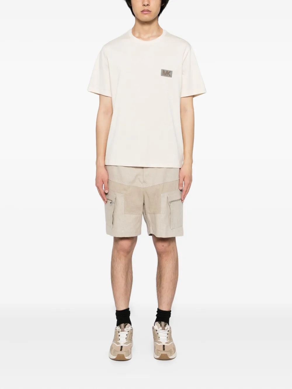 Michael Kors Katoenen T-shirt Beige