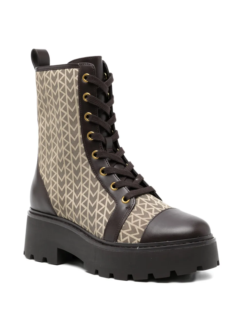 Michael Kors 50mm Blake combat boots Brown