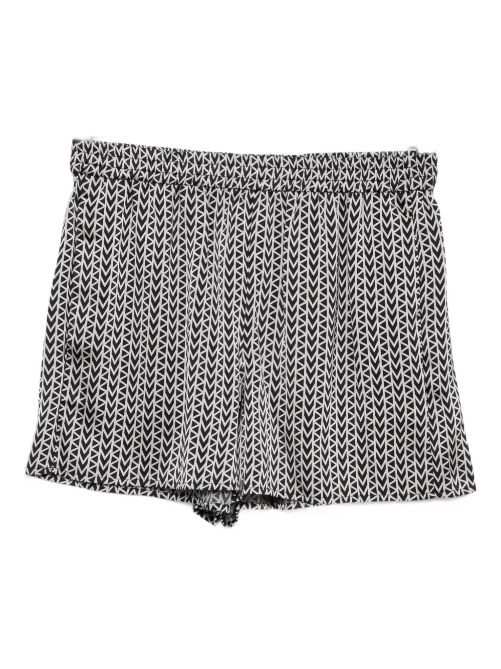 Michael Kors Mk2000 Logo-print Shorts In Black