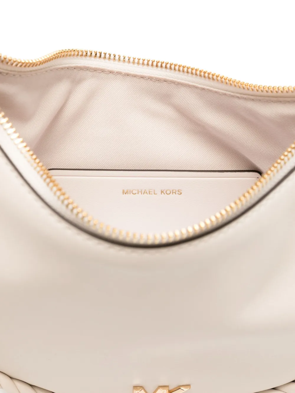 Michael Kors Leren crossbodytas Beige