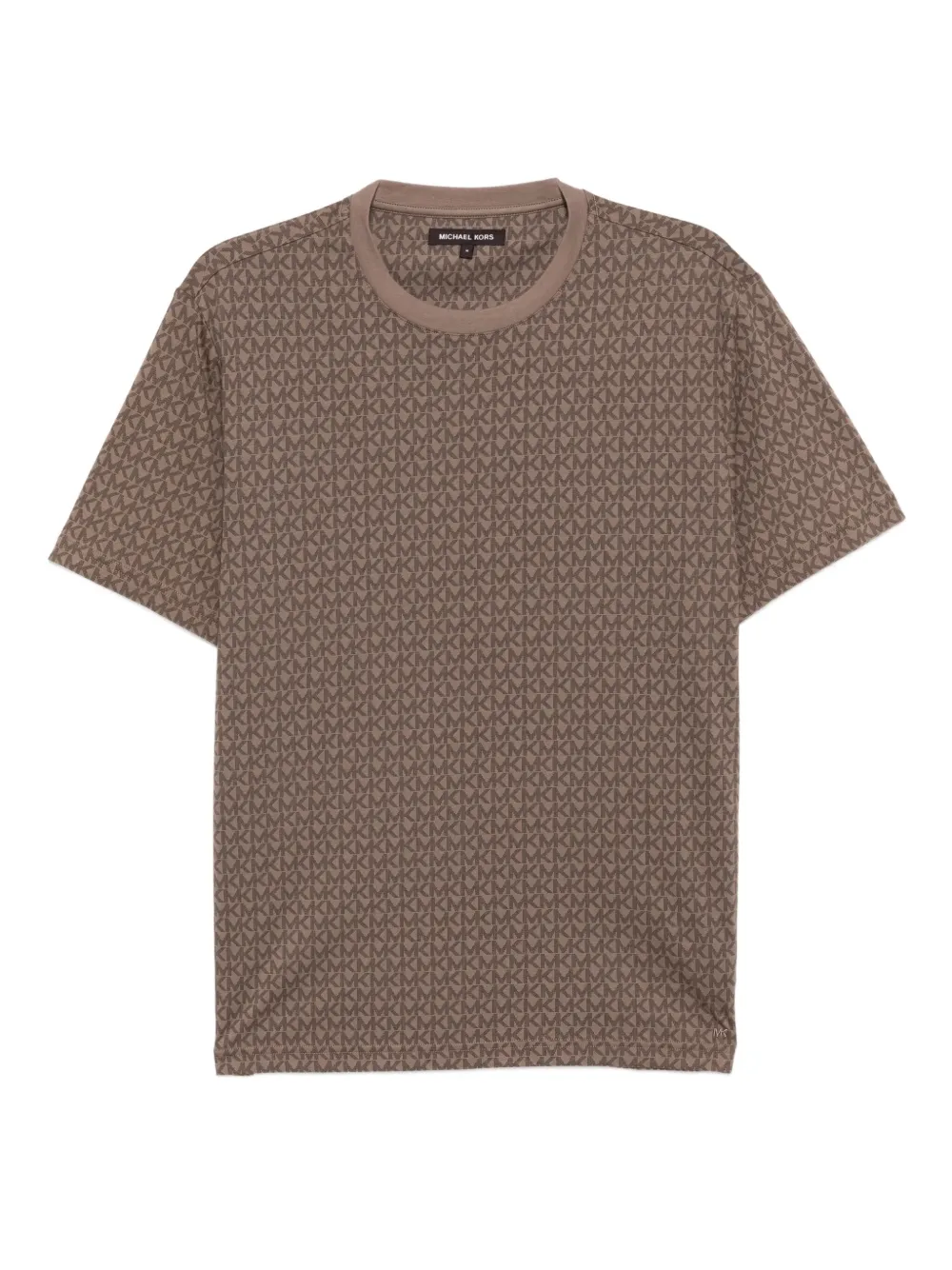 Michael Kors Katoenen T-shirt met logoprint Bruin