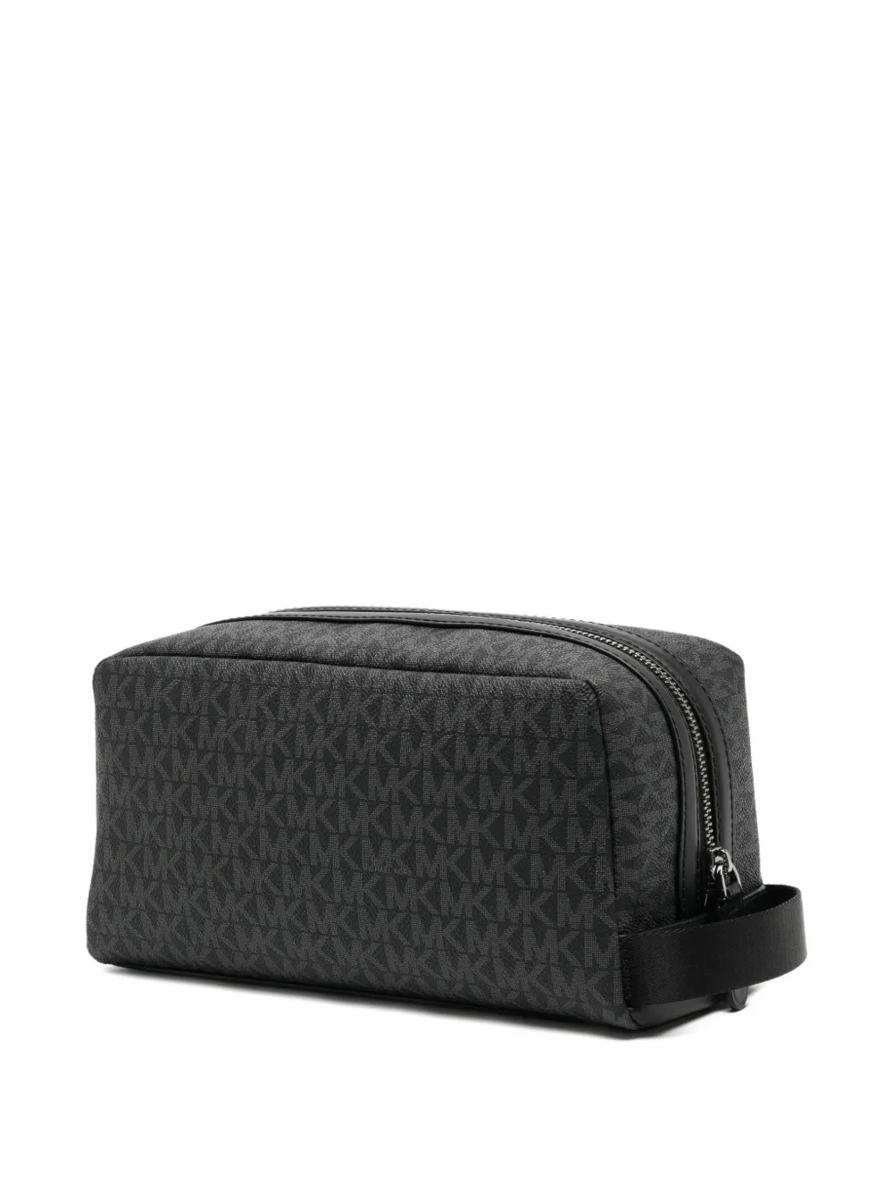 Michael Kors Hudson Signature toilettas met logo - Zwart