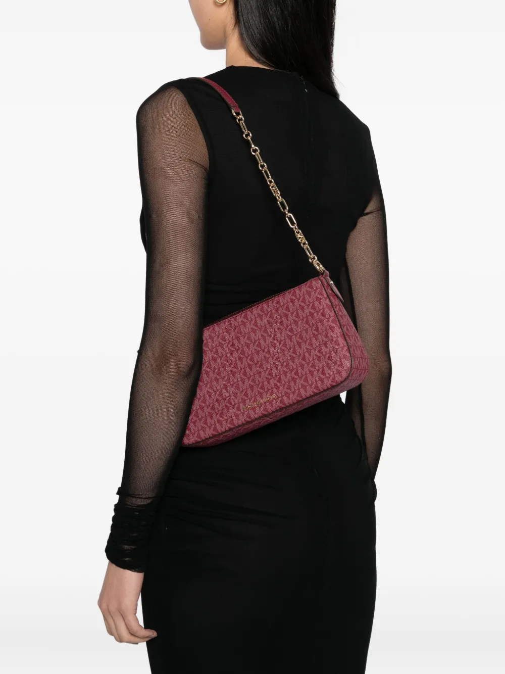 Michael Kors Empire medium schoudertas - Rood
