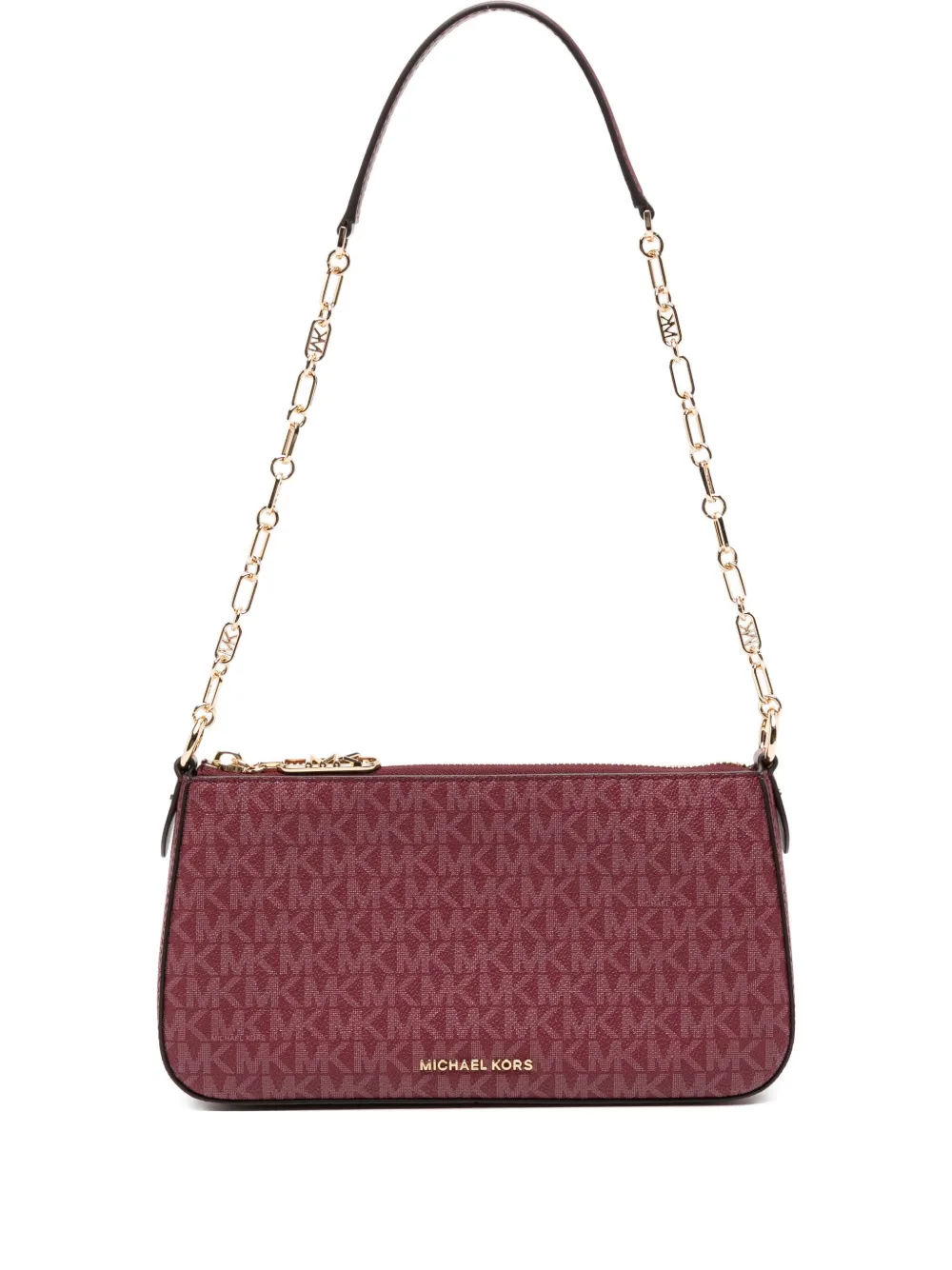 Michael Kors Medium Empire Shoulder Bag In Red